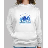 bulldog watercolor blue knit com...