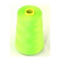 Budget 120's Polyester Sewing Thread Cone 4500m Fluorescent Lime