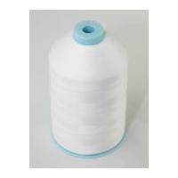 budget 8039s polyester sewing thread cone 6300m white