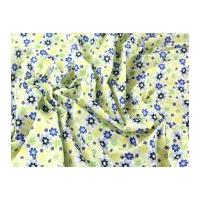 Busy Floral Print Polycotton Dress Fabric