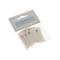 Bunting Flag Fabric Tags Cream