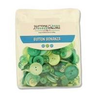 Buttons Galore Button Bonanza Assorted Bags Rainforest Green