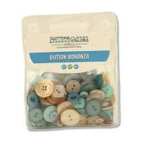 Buttons Galore Button Bonanza Assorted Bags Ocean Tide Mix