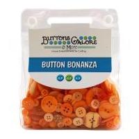 Buttons Galore Button Bonanza Assorted Bags Tangerine Orange