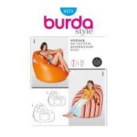 Burda Homeware Easy Sewing Pattern 8373 Beanbag Chairs