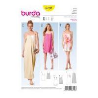 burda ladies easy sewing pattern 6792 simple day to night dresses