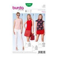 Burda Ladies Easy Sewing Pattern 6795 Halter Neck Summer Tops