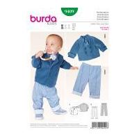 Burda Childrens Easy Sewing Pattern 9409 Double Breasted Jacket & Trousers