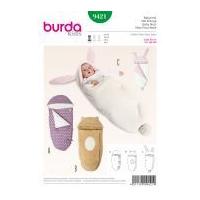 Burda Baby Easy Sewing Pattern 9421 Sleeping Bags