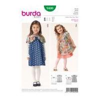 Burda Girls Easy Sewing Pattern 9400 Summer Dresses