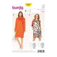 Burda Ladies Easy Sewing Pattern 6691 Jumper Dresses