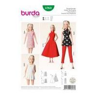 Burda Crafts Easy Sewing Pattern 6960 Barbie Style Doll Clothes