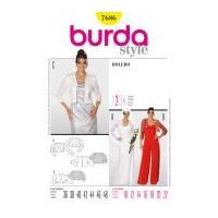 Burda Ladies Easy Sewing Pattern 7686 Boleros & Jackets