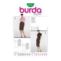 Burda Ladies Easy Sewing Pattern 8155 Pencil Skirts
