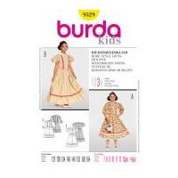 Burda Childrens Sewing Pattern 9529 Biedermeier Dresses