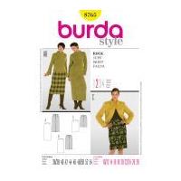 Burda Ladies Easy Sewing Pattern 8765 Straight Pencil Skirts