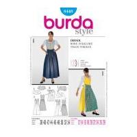 Burda Ladies Sewing Pattern 8448 Dirndl Dress with Apron