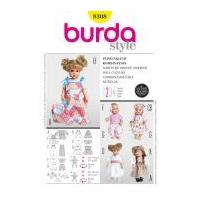 Burda Craft Easy Sewing Pattern 8308 Doll Clothes & Accessories