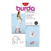 Burda Easy Accessories Sewing Pattern 8235 Shoulder Bag & Pencil Case