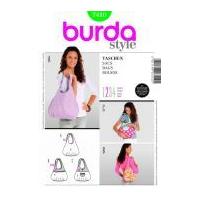 Burda Easy Accessories Sewing Pattern 7410 Rounded Shoulder Hand Bags