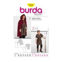 Burda Men's Easy Sewing Pattern 7333 Cape, Shepherd & Robin Hood Costume