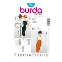 Burda Ladies Sewing Pattern 7043 Vintage Style 60's Cocktail Dresses