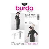 Burda Ladies Sewing Pattern 7029 Historical Belle Époque Style Dress Costume