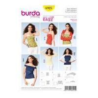 Burda Ladies Easy Sewing Pattern 6925 Summer Tops & Boleros