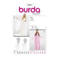 Burda Ladies Sewing Pattern 2484 Fairy Princess Fancy Dress Costumes