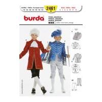 Burda Childrens Sewing Pattern 2461 Prince & Mozart Fancy Dress Costumes