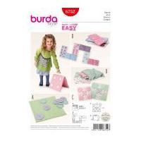 Burda Crafts Easy Sewing Pattern 6752 Soft Nursery Toys & Games