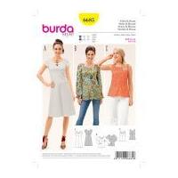 Burda Ladies Easy Sewing Pattern 6685 Top, Blouse & Dress