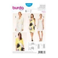 Burda Ladies Easy Sewing Pattern 6773 Fitted Dresses & Cropped Jackets