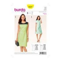 Burda Ladies Easy Sewing Pattern 6627 Princess Seam Dresses