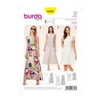 burda ladies easy sewing pattern 6628 simple dresses