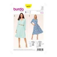 Burda Ladies Easy Sewing Pattern 6629 Elastic Waist Dresses