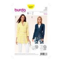 Burda Ladies Easy Sewing Pattern 6637 High Waist Jackets