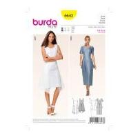 Burda Ladies Easy Sewing Pattern 6643 Sheath Dresses