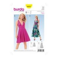 Burda Ladies Easy Sewing Pattern 6652 Halterneck Summer Dresses