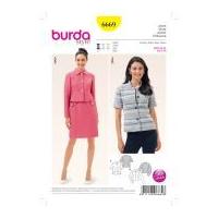 Burda Ladies Easy Sewing Pattern 6669 Long & Short Sleeve Jackets
