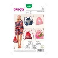Burda Accessories Easy Sewing Pattern 6688 Drawstring Bucket Bags
