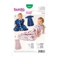 Burda Baby Easy Sewing Pattern 9382 Cuddly Sleeping Bag
