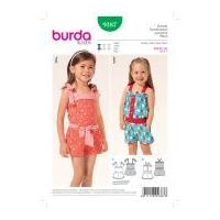 Burda Girls Easy Sewing Pattern 9387 Jumpsuits