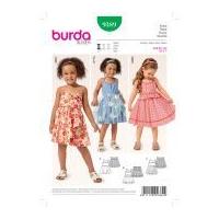 Burda Girls Easy Sewing Pattern 9389 Summer Dresses