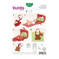 Burda Baby Easy Sewing Pattern 6623 Changing Mat & Accessories