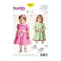 Burda Toddles Easy Sewing Pattern 9371 Pretty Dresses & Panties