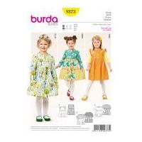 burda girls easy sewing pattern 9373 gathered skirt dresses