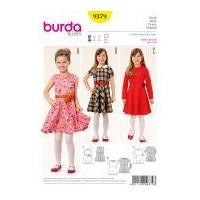 Burda Girls Easy Sewing Pattern 9379 Simple Dresses & Belt