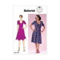 Butterick Ladies Sewing Pattern 6380 Sweeheart Neckline Dress with Gathered Bodice