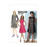 Butterick Ladies Easy Sewing Pattern 6280 Princess Seam Semi Fitted Dress